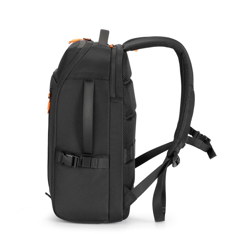 Porodo Gaming PS5 Storage & Laptop Backpack with Water-Resistant Material, Console & Controllers Storage, Trolley Sleeve Design, Glasses Holder Strap, Type-C Charging Port  - Black