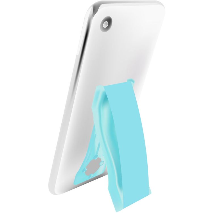 LoveHandle Pro Phone Stand | Magnetic Mobile Phone Grip | Swappable Kickstand Strap - Solid Light Blue