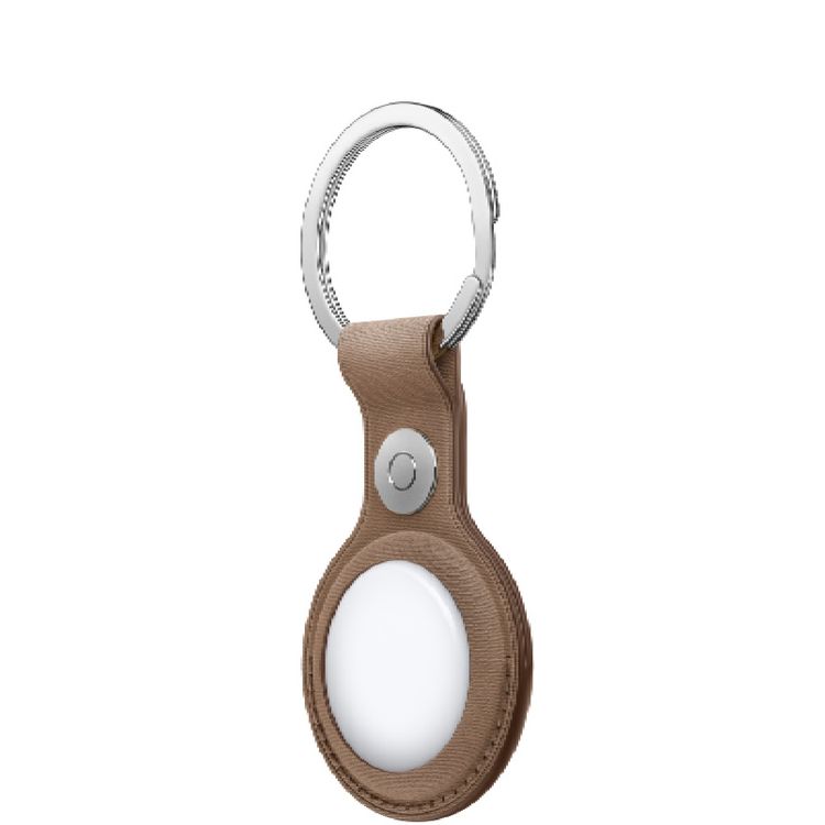Apple AirTag FineWoven Key Ring - Taupe