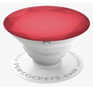 PopSockets Stand and Grip - Red Metallic Diamond