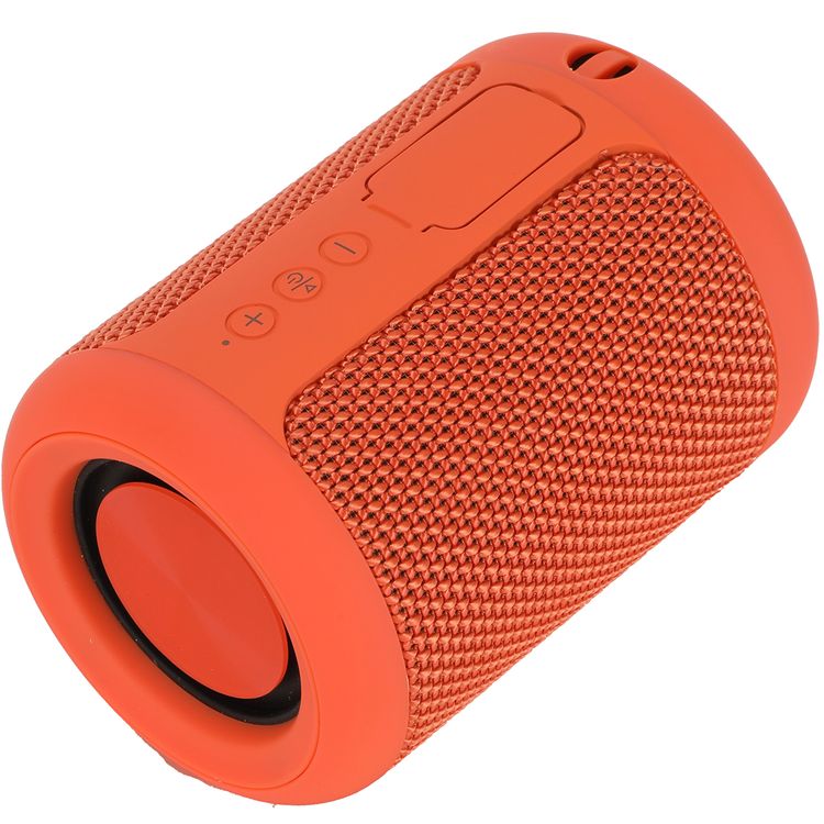 Porodo Soundtec Outdoor Speaker with Flexible Audio Input & Deep Bass, Up to 8 Hours Working Time, 1800mAh Battery Capacity, 40mm Driver Size, Water-Proof, Portable Design - Orange