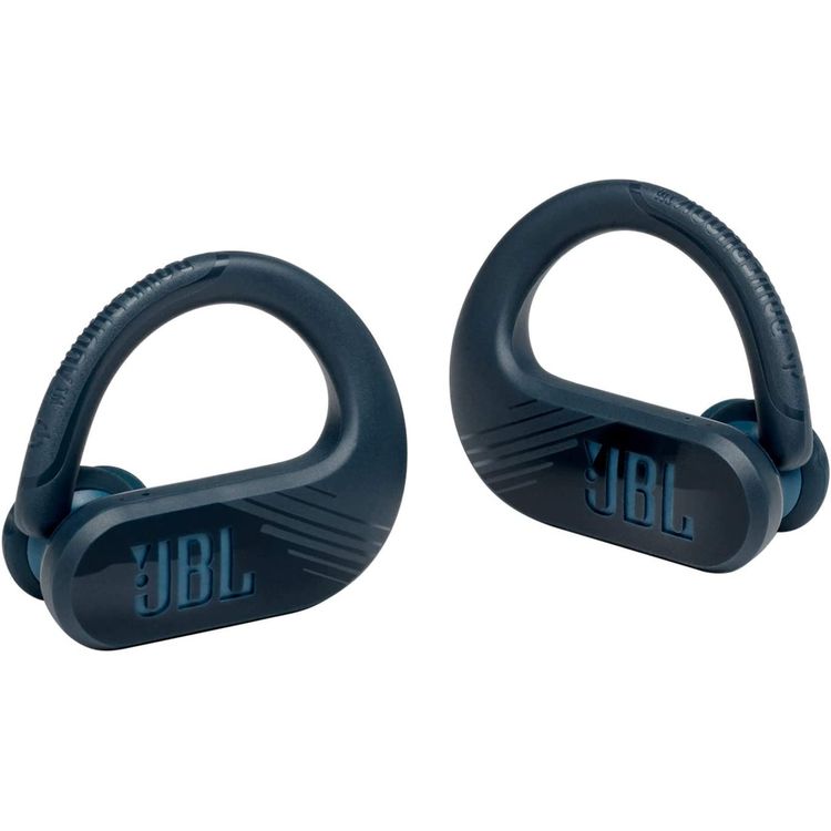 JBL Endurance Peak 2 Waterproof True Wireless In-Ear Sport Headphones, Pure Bass Sound, Bluetooth Headphones 30hours Battery, IPX7 Water & Sweat Proof - Blue