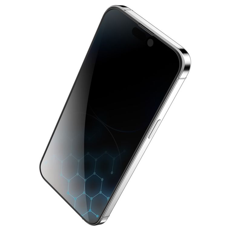 Green Lion 9H Steve Matte Privacy Screen Protection For iPhone 15 Pro Max - Black