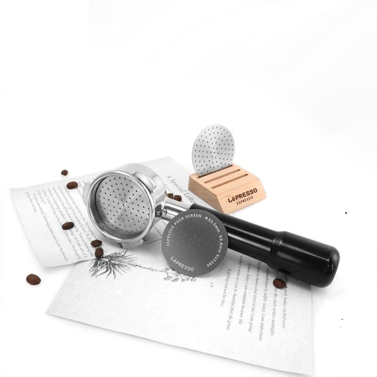 LePresso Precision Fit Puck Screen for 58mm Portafilter, SUS304 Stainless Steel Material, Built for Heavy Daily Use - Silver