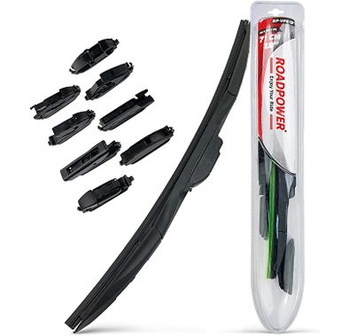 ROADPOWER Quality Performance Premium windshield wipers for Original Equipment Replacement and Refills Fit Honda, Mazda, Toyota, Tacoma, kia,+More Cars Pack of 1 - 20 Inch