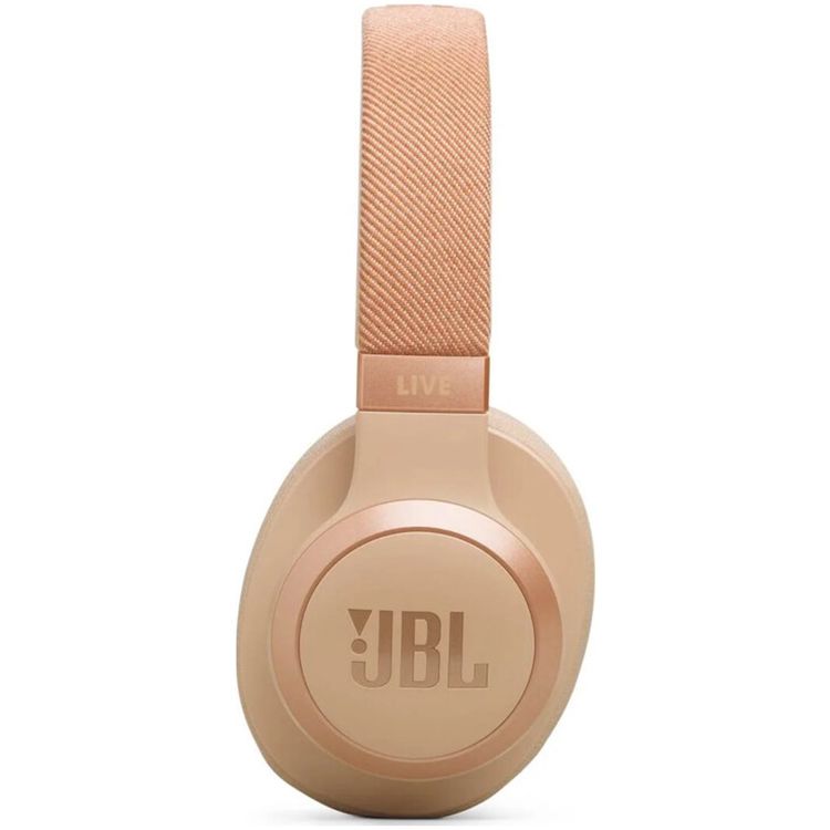 JBL Live 770NC Wireless Over-Ear Noise Cancelling Headphones, 65h Battery Life, 3h Charging Time, Bluetooth 5.3, Comfort-Fit Fabric Headband, True ANC, Personi-Fi 2.0 - Sandal