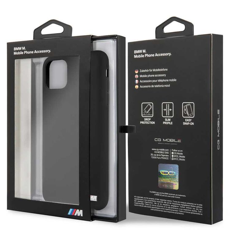 CG Mobile BMW M Hard Case Silicone Compatible For iPhone 11 Pro Max (6.5") Officially Licensed, Shock Resistant, Scratches Resistant, Easy Access -