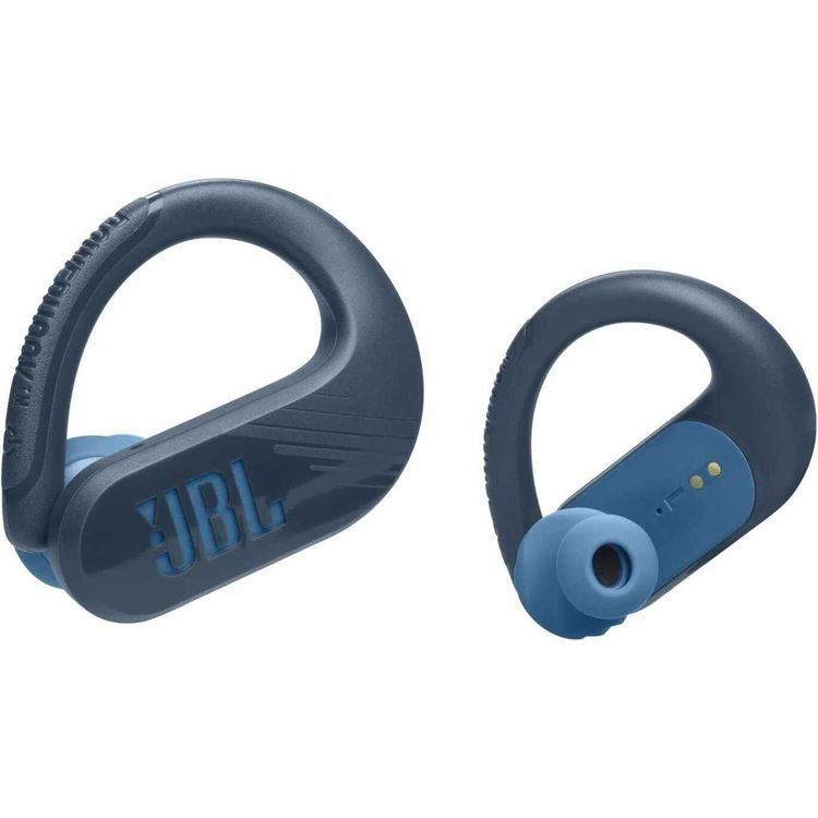 JBL Endurance Peak 3 Waterproof True Wireless In-Ear Sport Headphone, 50 Hours Playing Time, Bluetooth version 5.2, IP68 Dust & Water Resistance, 5.5 Hours Talking Time - Blue