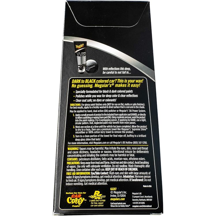 Meguiar’s Black Car Wax, Shine and Wax Protection