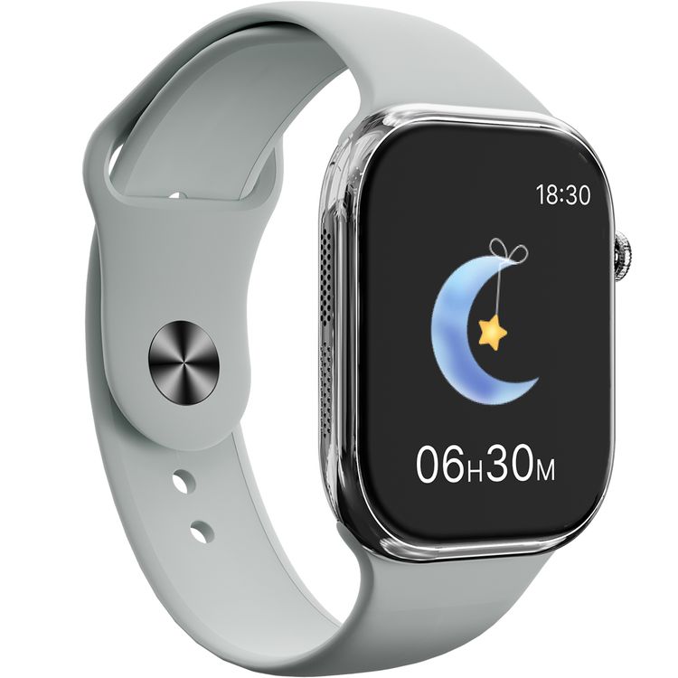 Green Lion Ultimate 41 Smart Watch with Smart Health Tracking, Dynamic Island, Bluetooth Calling, Gesture Operation, Wide-View Display, Sleep Tracking, Crystal Clear Calls on Your Wrist, 3D Animated Interface, Wellness Insights, Multi-Sport Tracking Modes, Bluetooth Version 5.4 - Silver