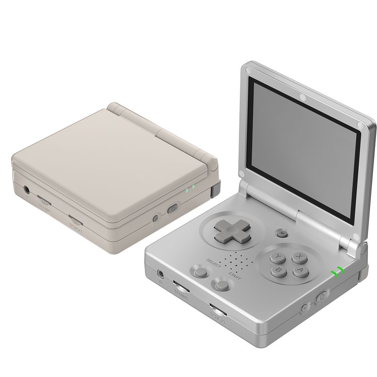 Green Lion GP Pro Fold Gaming Console with Dual-Core G31 MP2 GPU, Vibrating Motor, HDMI Output, Supports Up-to 512GB TF Card, 3.5 Inches IPS Screen, 640×480 Pixels Resolution, 3300mAh Battery, 8 Hours Working Time - Silver