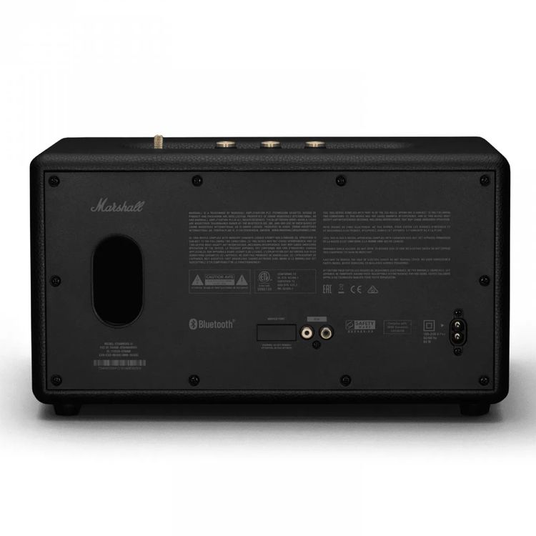 Marshall Stanmore III Wireless Portable Stereo Bluetooth Speaker, 10m Bluetooth Range, Bluetooth Version 5.2, Iconic Marshall Styling, High-quality Materials, Dynamic Loudness - Black