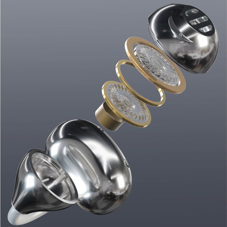 Green Lion Malibu Wireless Earbuds with Voice Assistant, Lightweight Design, Clear Voice Calls, Open-Ear Audio, Bluetooth Version 6.0, 180 Days standby Time, Up to 12 Hours Playtime, Type-C Charging Port, Smart Touch Control - Gray