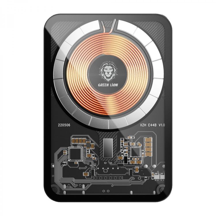 Green Lion Transparent Magsafe Power Bank 10000mAh (QC 22.5W + PD 20W) 15W