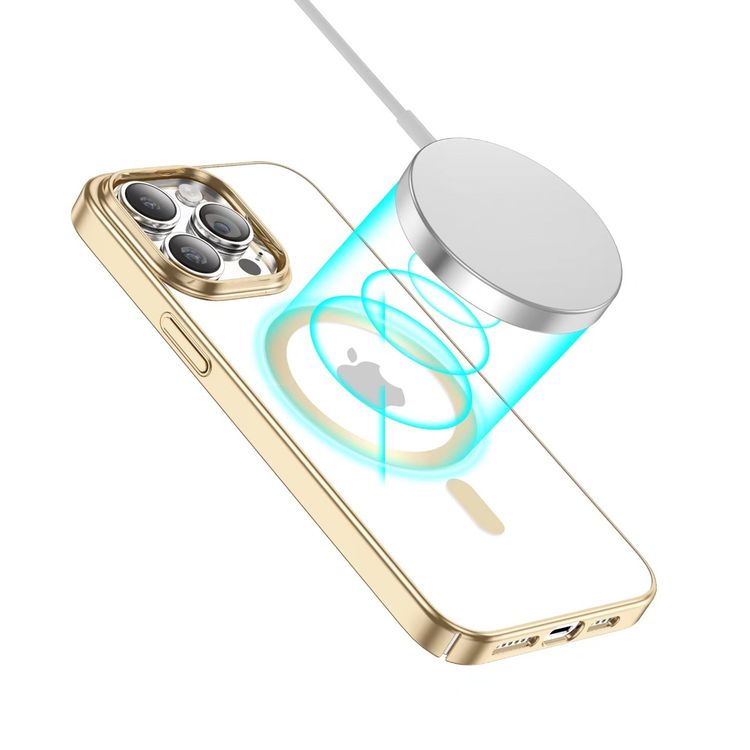 Green Lion Delgado Chrome Magsafe Case iPhone 14 Pro  - Gold