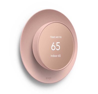 Elago Satellite Wall Plate Cover Plus for Nest Thermostats 2020 - Sand Pink