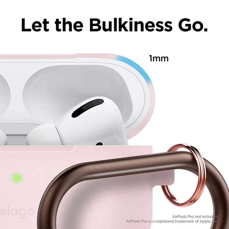 Elago Slim Hang Case for Apple Airpods Pro - Lovely Pink