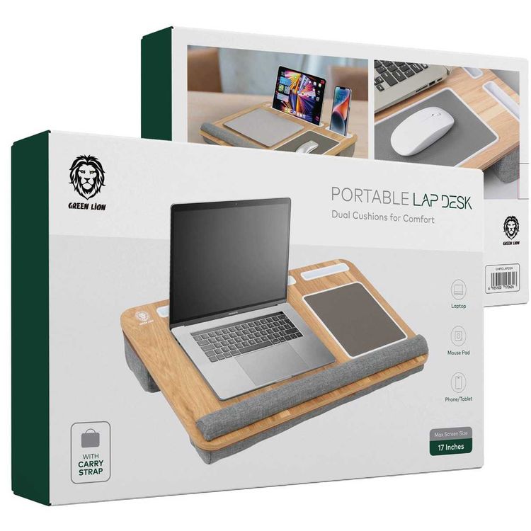 Green Lion Portable Lap Desk - Grey