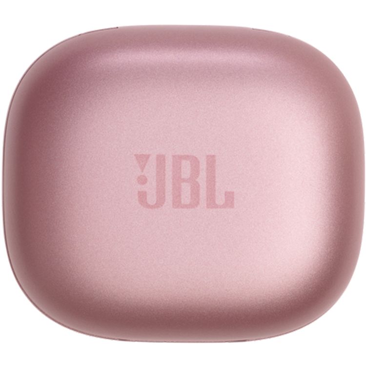 JBL Live Flex True Wireless Earbuds with Adaptive Noise Cancelling, Water & Dust Resistant, Touch Control, Built-in Microphone, Voice Assistant Integration, Multi-Point Connection, JBL Signature Sound - Rose