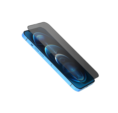 Levelo 9H Anti-Glare Tempered Glass Screen Protector Compatible for iPhone 12 / 12 Pro (6.1") Scratch Resistance - Anti-Bacterial Screen Guard Protector w/ Alignment Frame - Clear