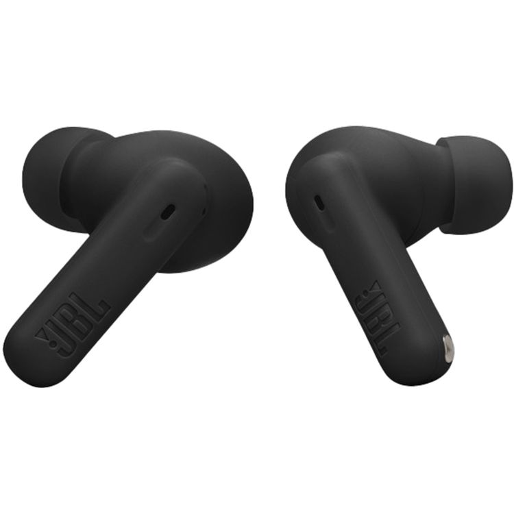JBL Wave Beam2 True Wireless Earbuds with ANC & Smart Ambient, Water & Dust Resistant, Seamless Bluetooth Pairing, Speed Charging, 40 Hours Battery Life, 4 Microphones, JBL Pure Bass Sound - Black