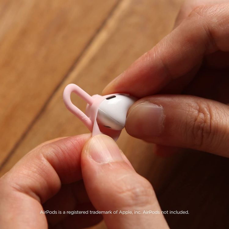 Elago Silicone Earpad For Apple AirPods 1/2 Generation, Two Sizes, Premium Silicone, Suitable for Jogging, Cycling, Gym and Other Fitness Activities