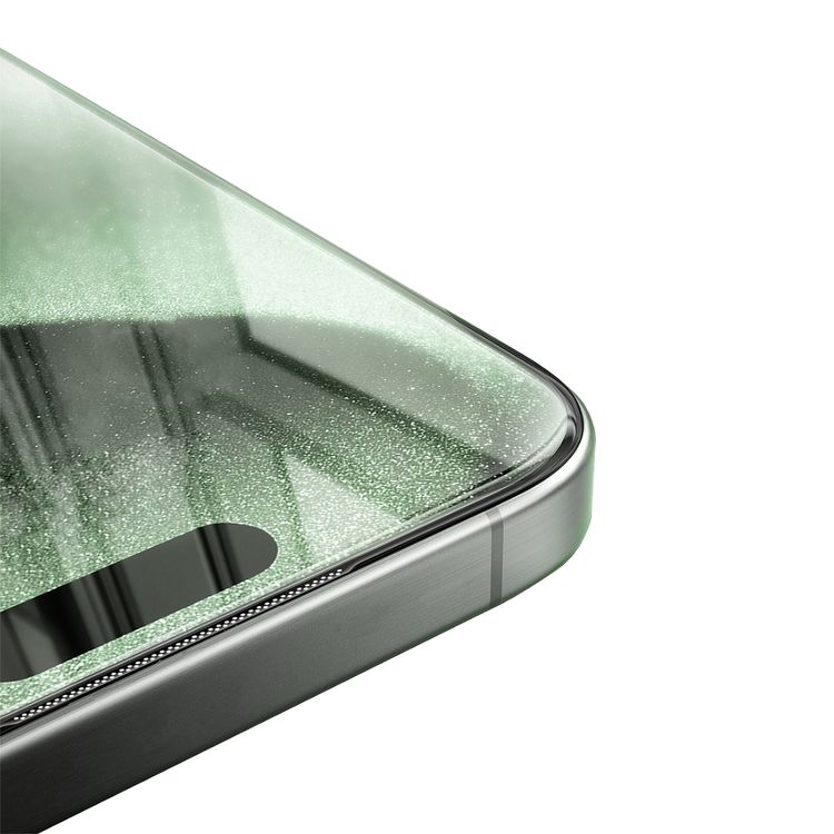 Green Lion 9H Steve HD Screen Protector for iPhone 17 Pro Max, 0.33mm Ultra-Thin Design, Double-Tempered Glass, Shock-Proof Edges, Crystal Clear Display, Anti-Scratch, Full-Screen Coverage, Dust-Proof Mesh, Anti-Fingerprint - Clear