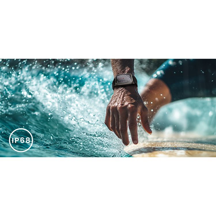 Green Lion Ultra Smart Watch with 10 Days Standby + An Extra Strap  - Gold