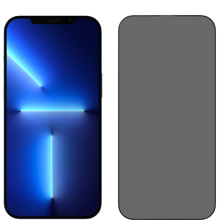 Levelo 9H Anti-Glare Tempered Glass Screen Protector Compatible for iPhone 13 Pro Max (6.7") Scratch Resistance - Anti-Bacterial Screen Guard Protector w/ Alignment Frame - Clear