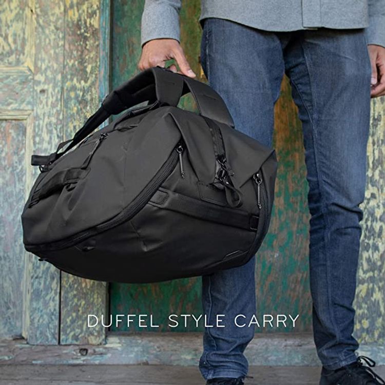 Peak Design Travel Duffel Bag with ID card holder 65L - Black