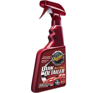 Meguiar's Quik Detailer Mist & Wipe - Easy to Use Car Spray Detailer, 473ml