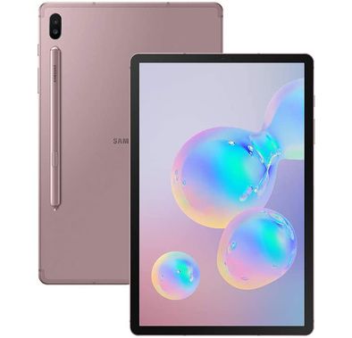 Samsung Galaxy Tab S6 with S Pen SM-T860 10.5" inch Display 6GB RAM / 128GB ROM, 7040 mAh Long-Lasting Battery, 15W Fast Charging, 8MP Front & 13MP Rear Camera, Tablet with Fingerprint Sensor  (Wi-Fi ) - Rose Blush