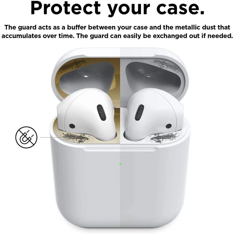 Elago Dust Guard for Apple Airpods (2 Sets) - Gold