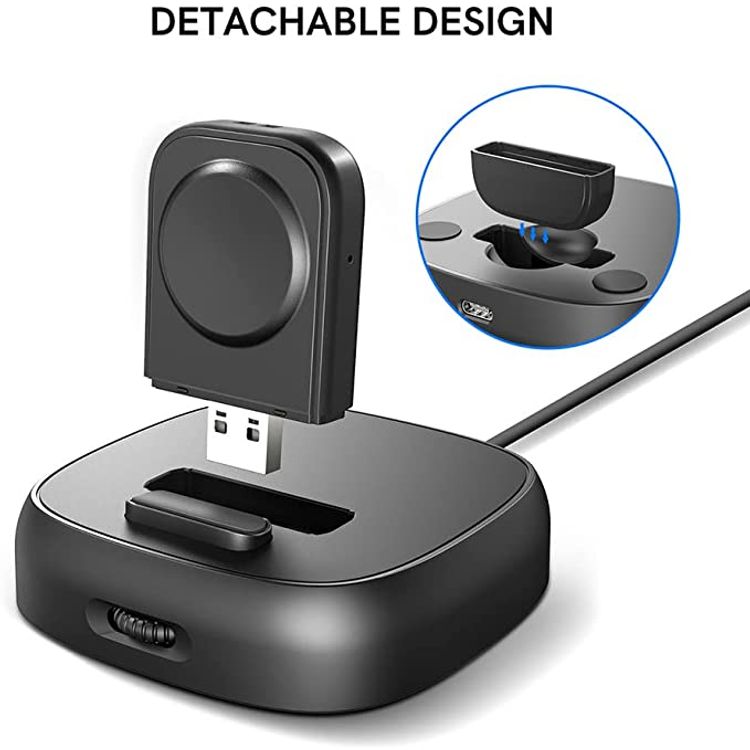 Ahastyle ABS Plastic Foldable Stand For Apple Watch Charger - Black