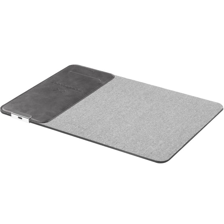 Powerology Rolled Up Qi Wireless Charging Mouse Pad 15W, Case-Friendly, Fast Wireless Charging Mouse Mat Compatible for 12/12 Pro/12 Pro Max/11/11 Pro/11 Pro Max