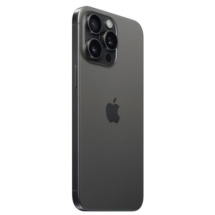 Apple iPhone 15 Pro Max with 1TB Capacity, 6.7-inch Screen Size, Dual eSIM, 48MP Camera Resolution, A17 Bionic Chip, USB-C Connector Type, 5G Network Technology, Splash, Water & Dust Resistant - Black Titanium