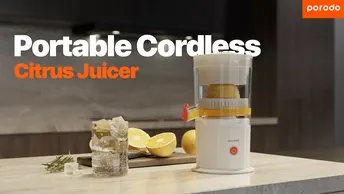 Shop Porodo LifeStyle Portable Cordless Citrus Juicer 200mL 45W (PD-LSCJ45-WH)
