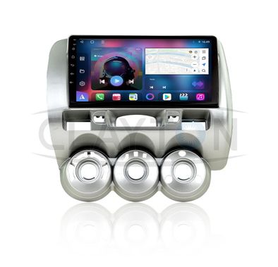Clayton Android Multimedia System, Honda Jazz 2005 – 2008, 8 GB, 256 GB - Silver