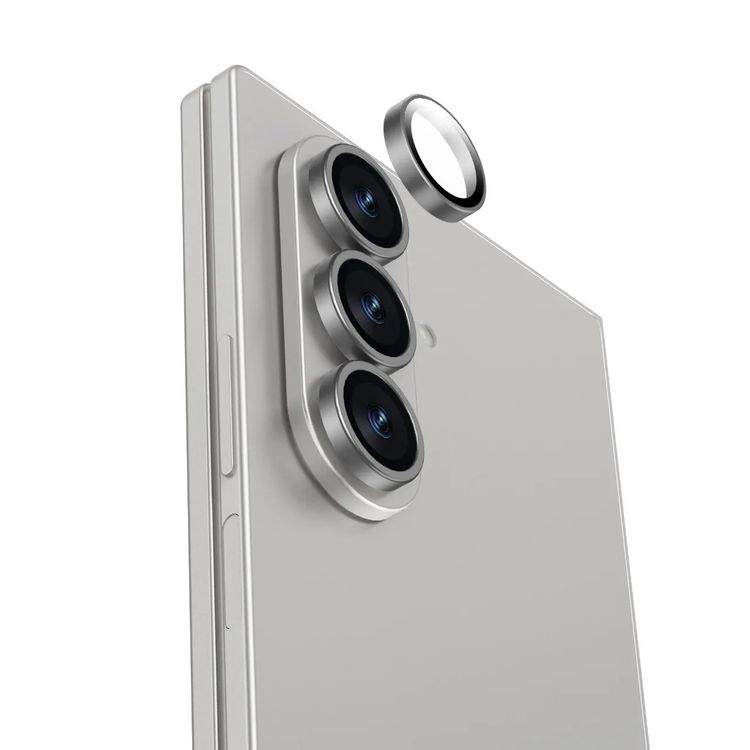 Green Lion Classic Camera Lens for Z Fold 7 with Full Coverage, High Transparency, 9H Hardness, Anti-Scratch Protection, Ultra-Seamless Fit - Gray