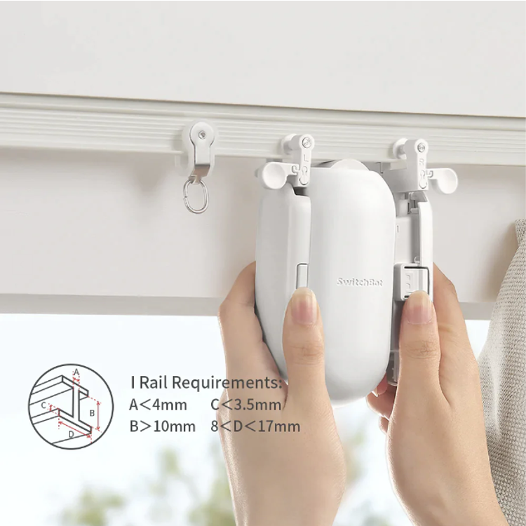 SwitchBot Curtain (Rod2) | Smart  Automation | White