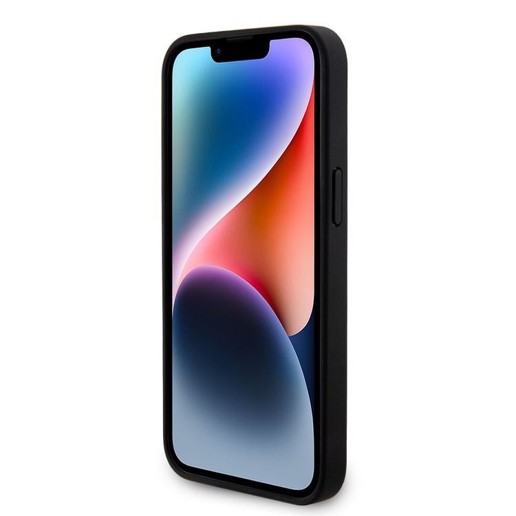 جراب مرسيدس بنز لهاتف iPhone 15 Pro Max من الجلد Magsafe وALU - فضي