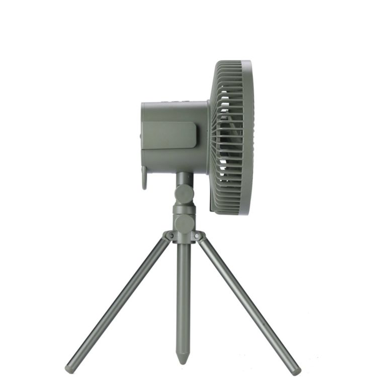 Porodo LifeStyle Outdoor Camping Fan with Remote and LED Light 10000mAh - Green