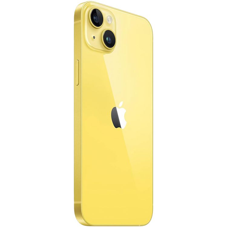 Apple iPhone 14 with 5G Network Technology, 6GB RAM, 256GB Capacity, 6.1-inch Screen Size, Dual eSIM, 12MP Camera Resolution, A15 Bionic Chip, Lightning Connector Type, Splash, Water & Dust Resistant - Yellow