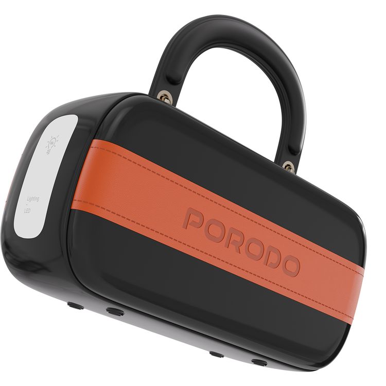 باور بانك بورودو سواي 60000 مللي أمبير ساعة مع إضاءة LED مدمجة، مخرج PD 22.5 واط USB-C مزدوج، مخرج QC 100 واط USB-A مزدوج، إضاءة LED مدمجة، مقبض أنيق