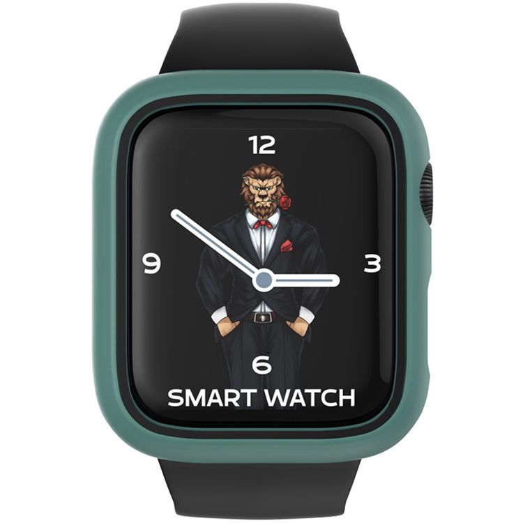 Green Lion Slim Guard Pro Case with Glass for Apple Watch 44mm- Green