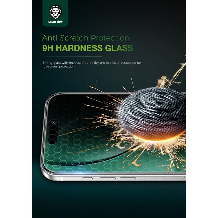 Green Lion 3D Silicone Plus Privacy Edge Glass for iPhone 17 Pro Max, Blocked Side Viewing, Anti-Scratch, Anti-Fingerprint, Grease Resistance, Air Bubble Prevention, Highly Responsive - Black