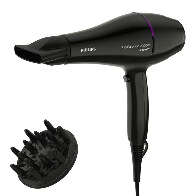 مجفف الشعر دراي كير برو من فيليبس-BHD274/03 - أسود