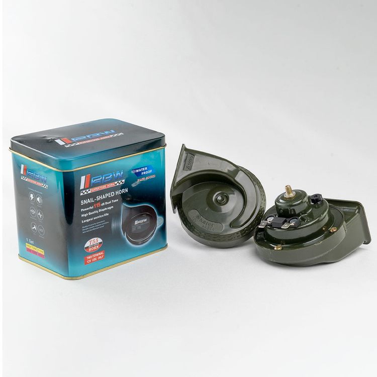 بوق سيارة Kaier، مقاوم للماء، مضاد للتآكل، ثنائي النغمة، 12 فولت
