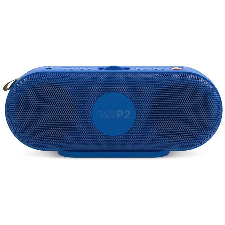 Polaroid P2 Music Player, 4 hours Full charge, Up to 15 hours Battery life, Mobile wireless speaker with mono sound - Blue