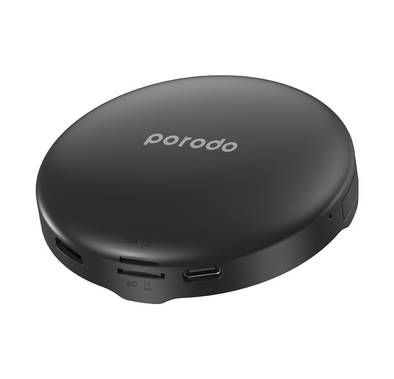 Porodo Wireless Carplay & 4G Router, 4GB + 64GB Memory, B...